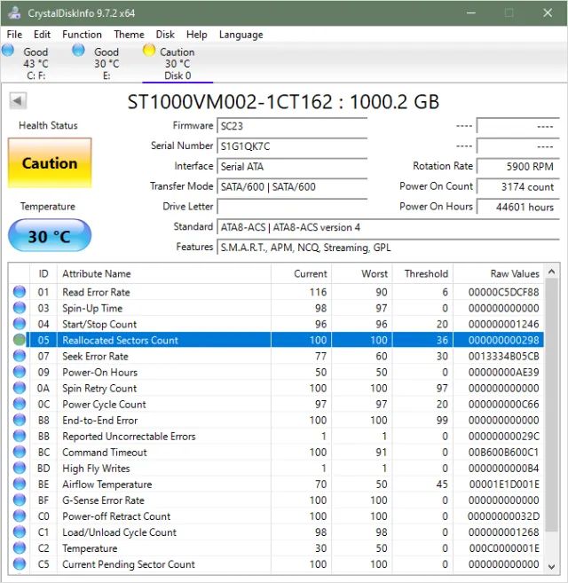 Seagate 1TB S1G1QK7C SATA - Foto 4