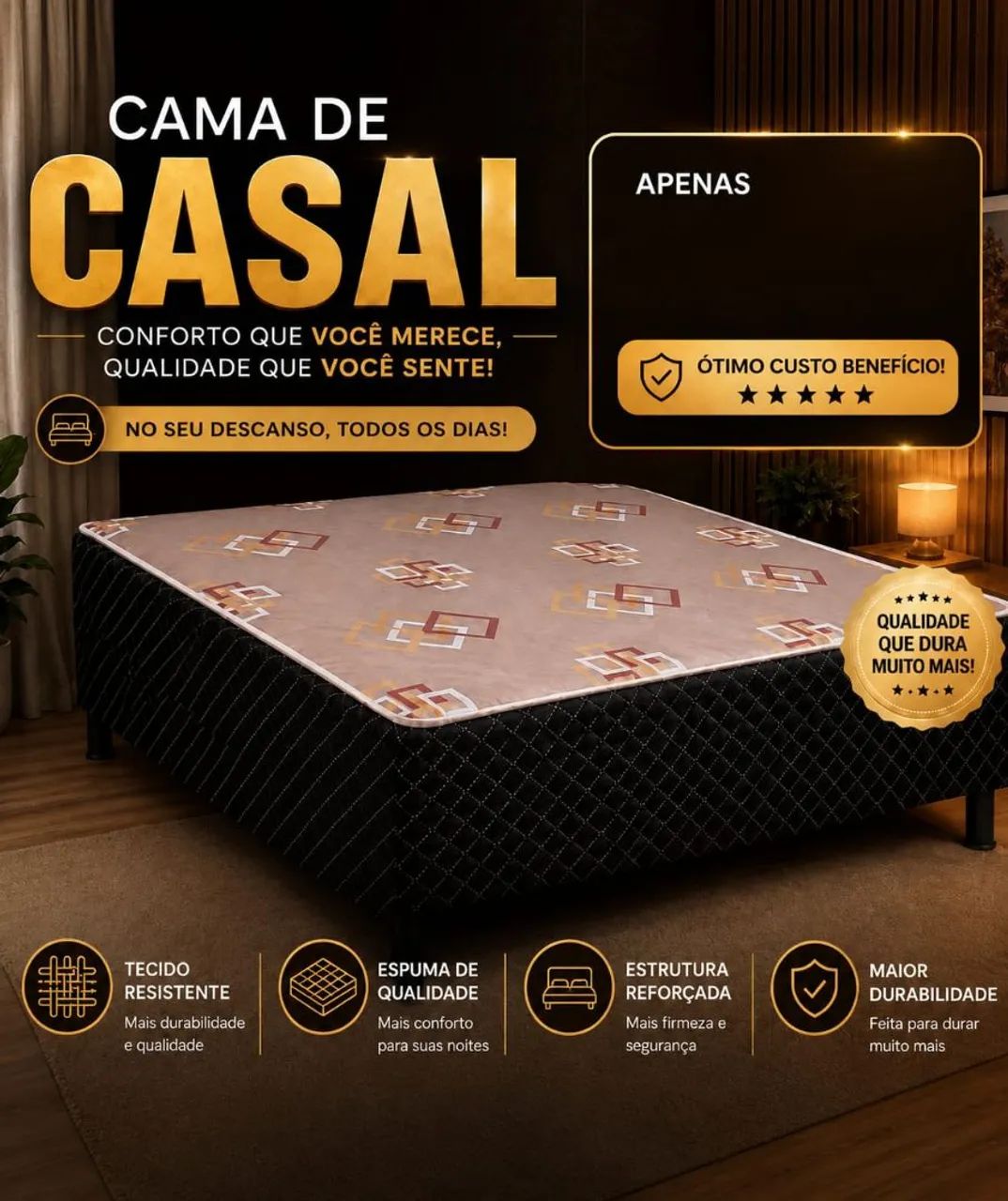 Nova e embalada  cama box *  - Foto 2