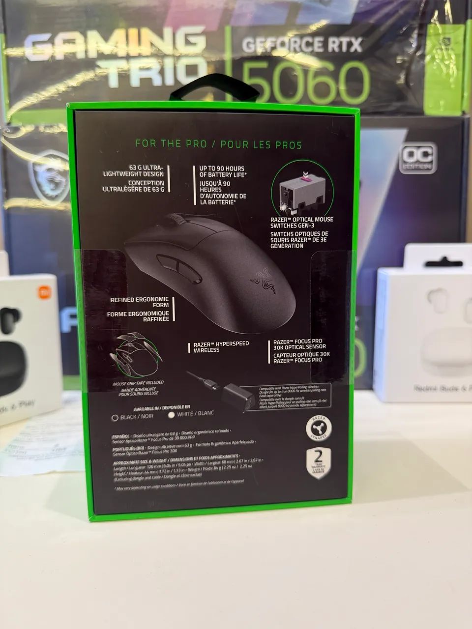 Mouse razer  Deathadder v3 pro original lacrado  - Foto 4