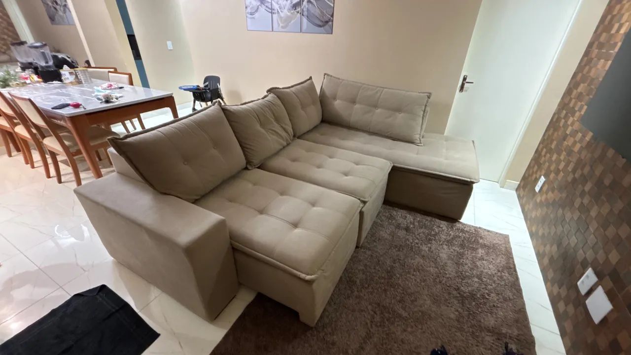 Sofa retratil chaise - Foto 3