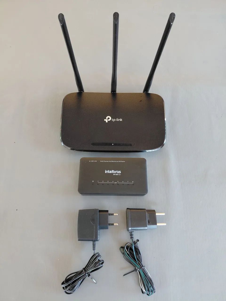 Roteador e switch