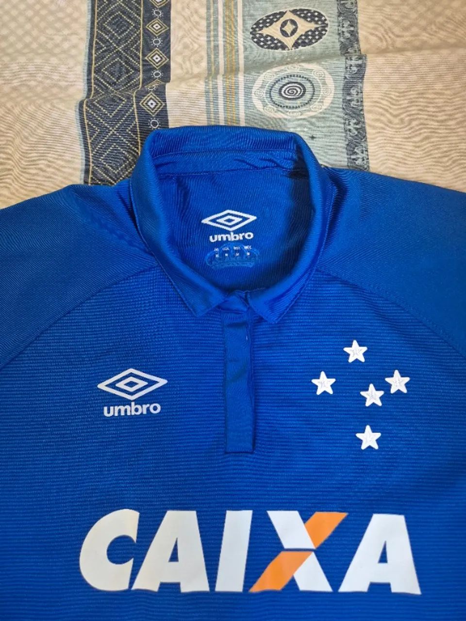 Camisa Cruzeiro feminina 2016 M - Foto 4