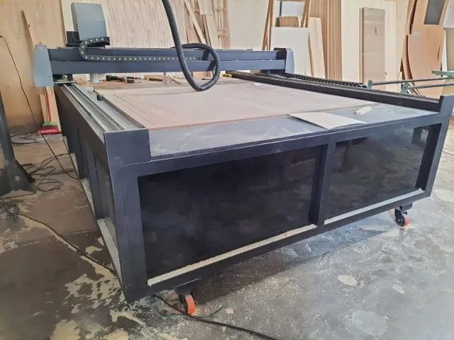 ROUTER CNC INDUSTRIAL - SEMI NOVA - MAKCNC - AREAL UTIL 2500 X 1800mm - Foto 5