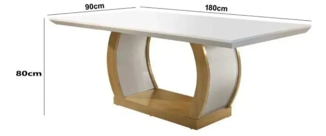 Mesa de Jantar 6 lugares - Seminova - Foto 3