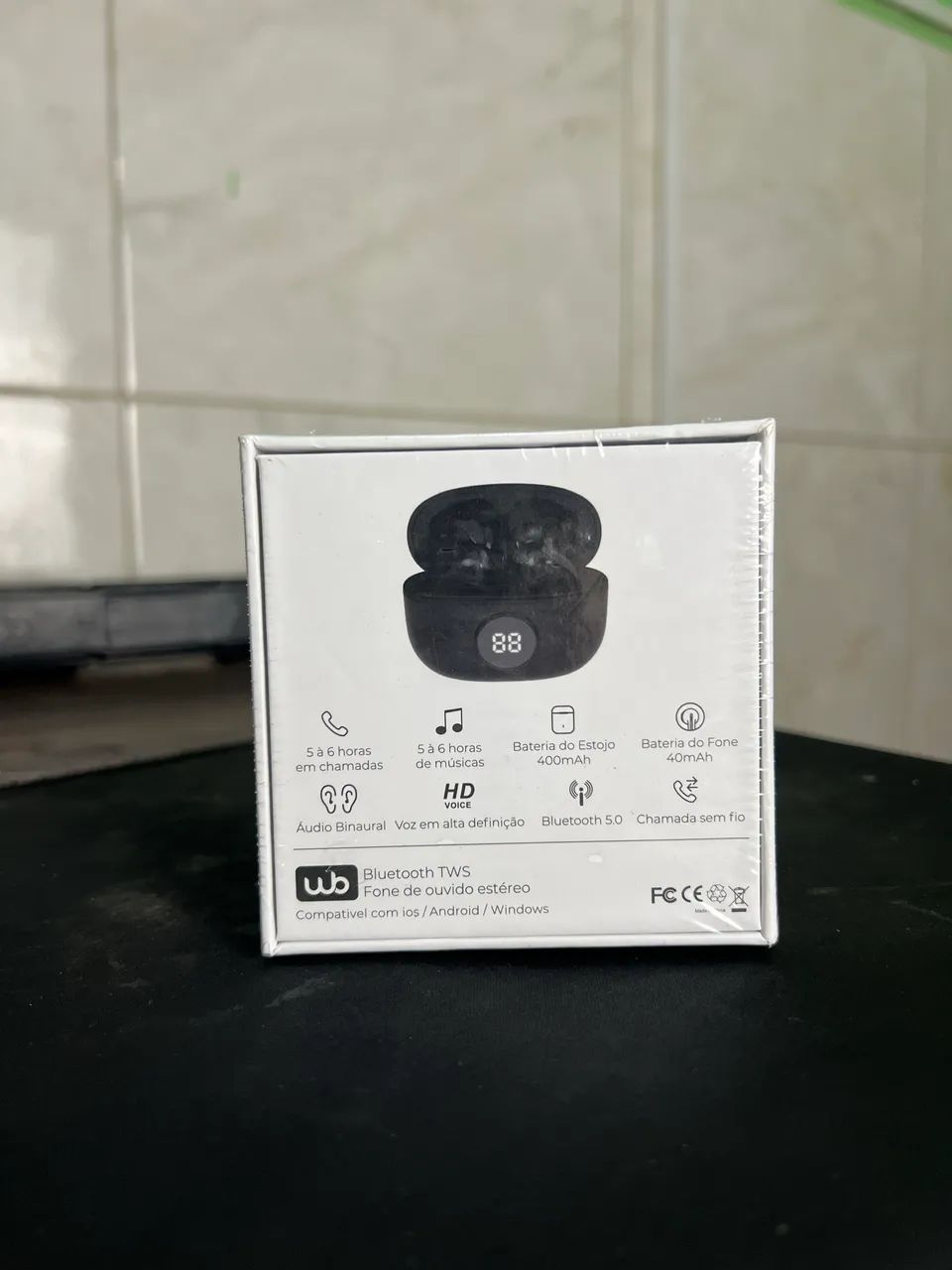 Fone de ouvido Bluetooth WB In-ear Mini IO - Foto 2