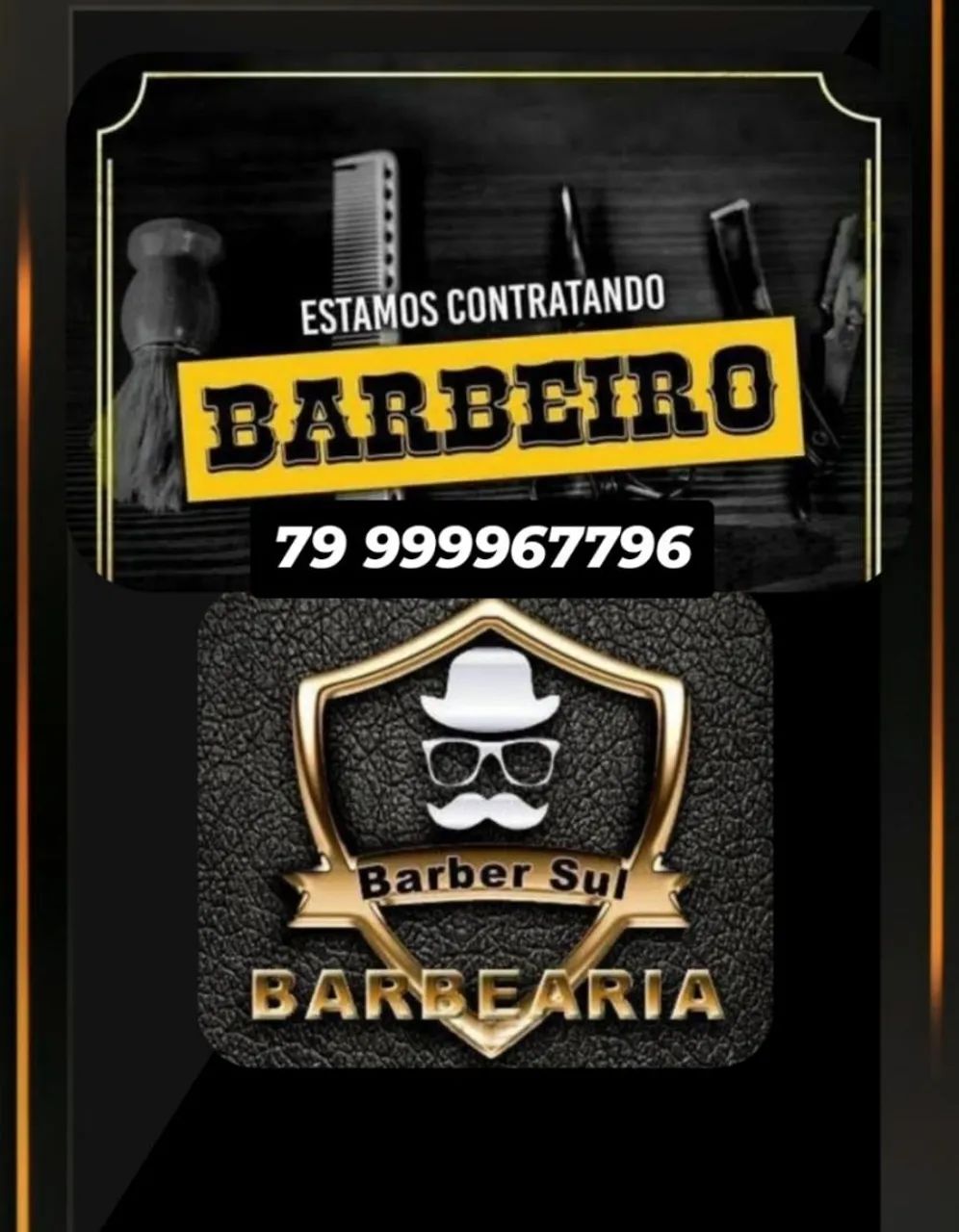 Estamos contratando barbeiro