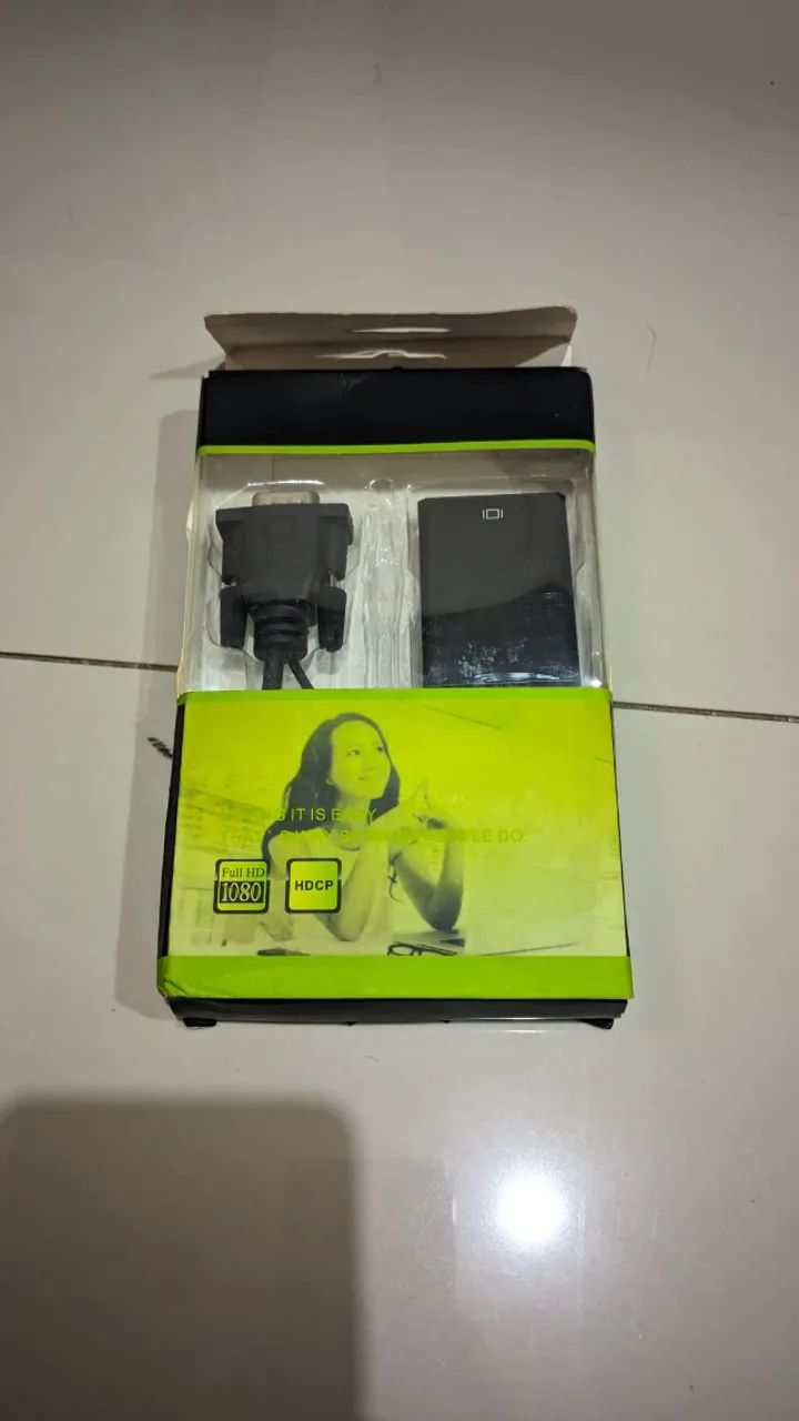 Cabo Adaptador VGA para HDMI