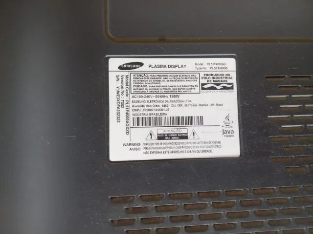 Tv Samsumg com defeito PL51f4000ag - Foto 4