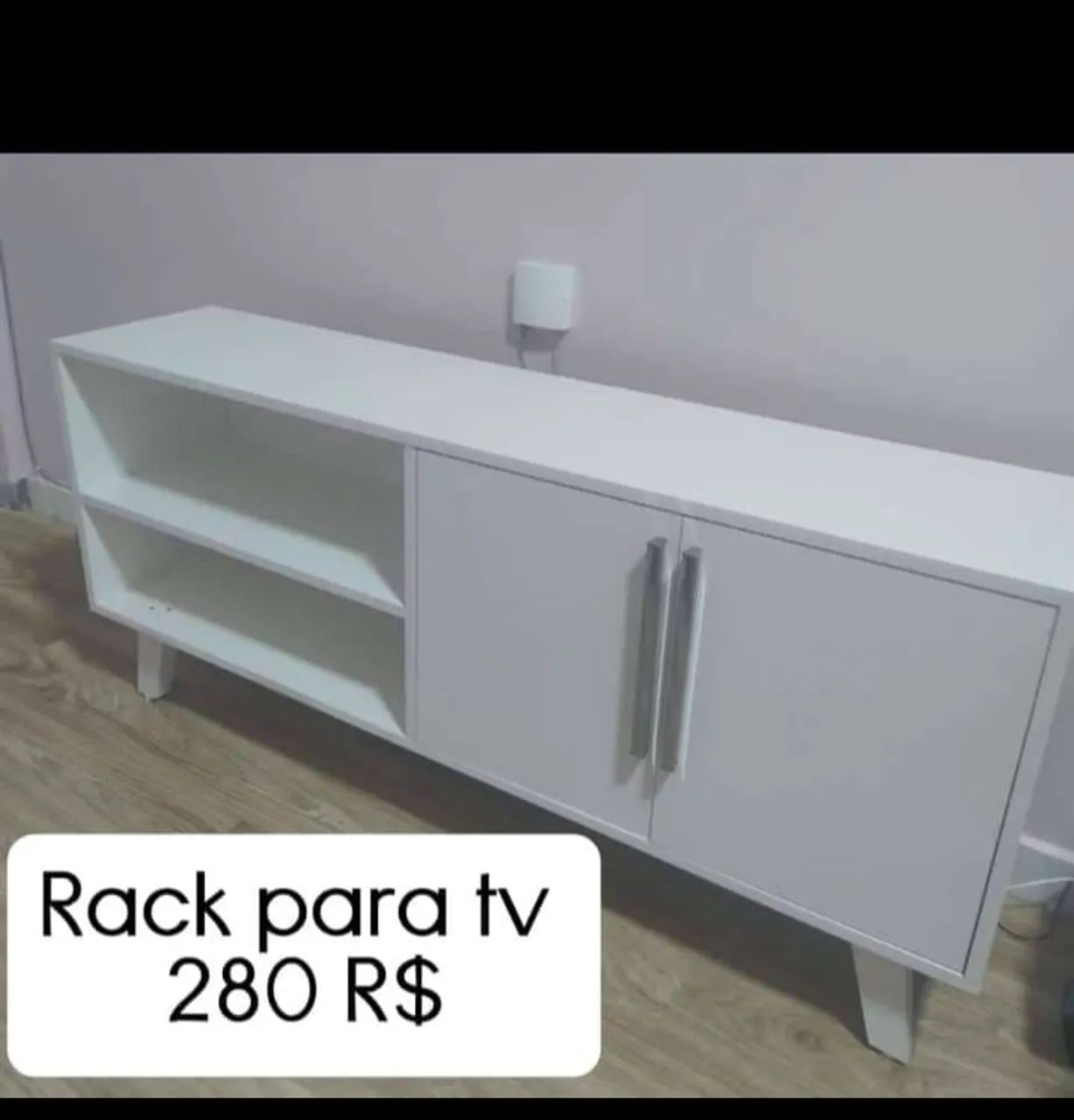 Rack de tv direto da loja suporta até 50 polegadas 