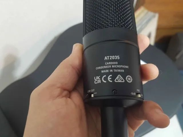 Microfone Áudio Technica AT2035 + Samson Q7 - Foto 2