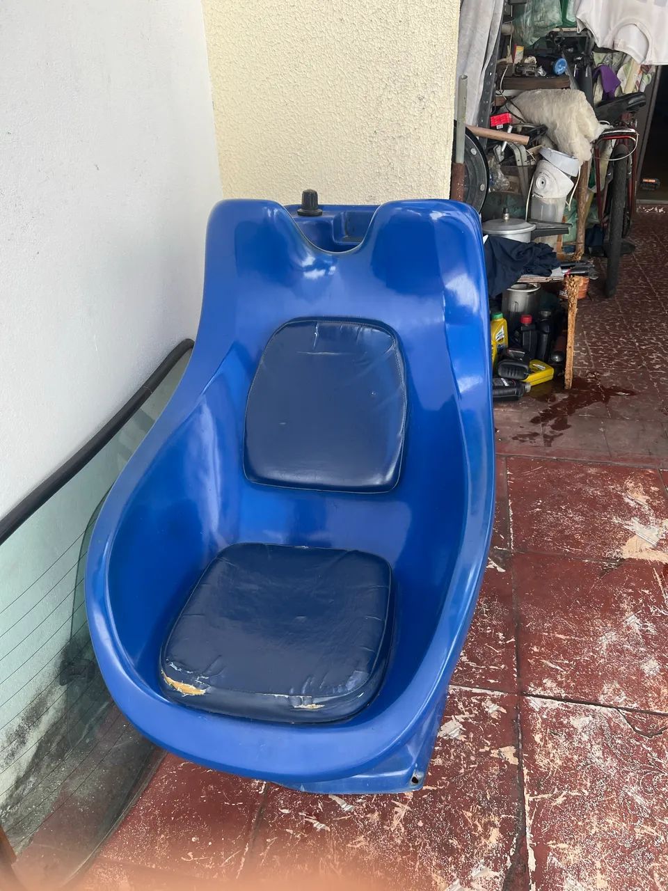 Lavatório azul