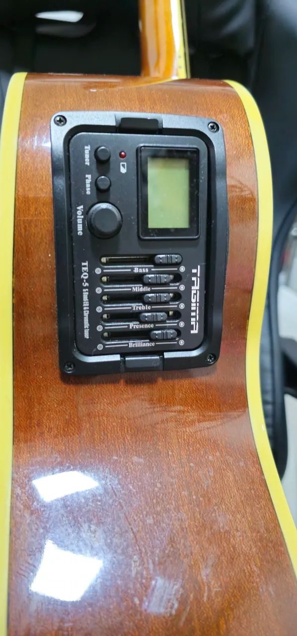 Violão elétrico Tagima parte elétrica com problemas) - Foto 5