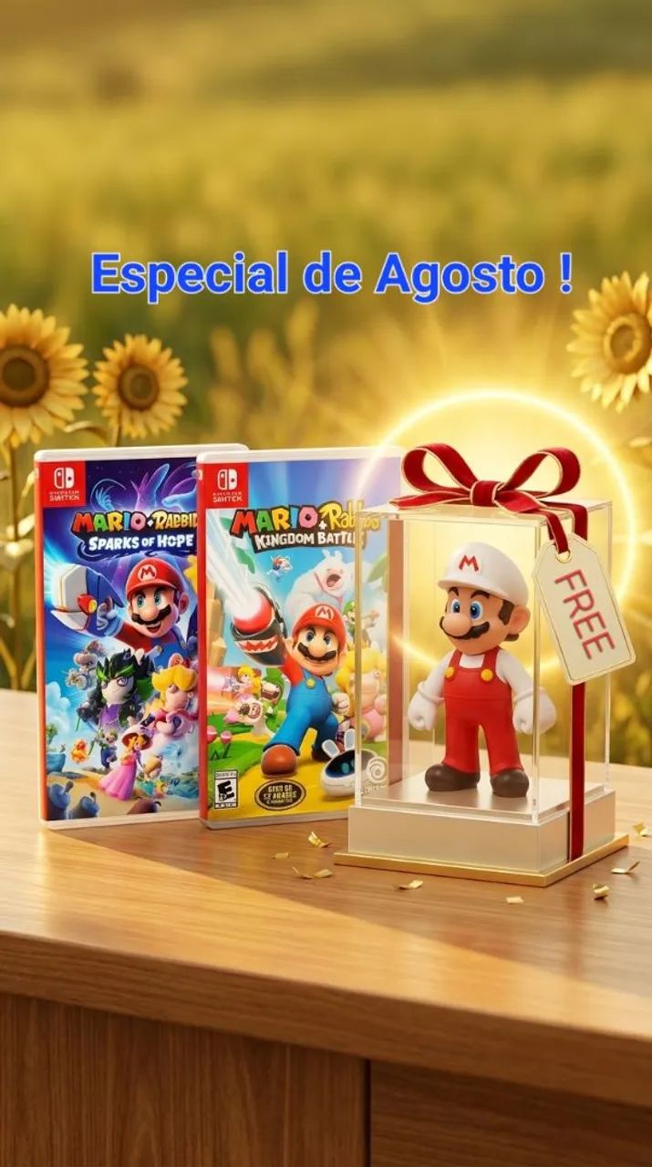 Mario Rabbids 1 e 2 - OFERTA combo