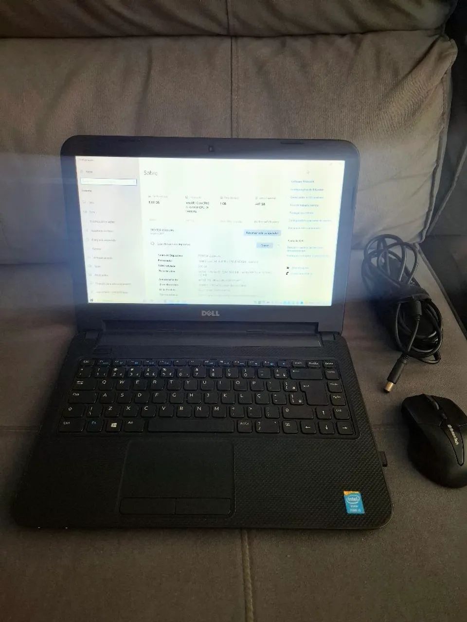 Notebook Dell - I5, 8GB, SSD500