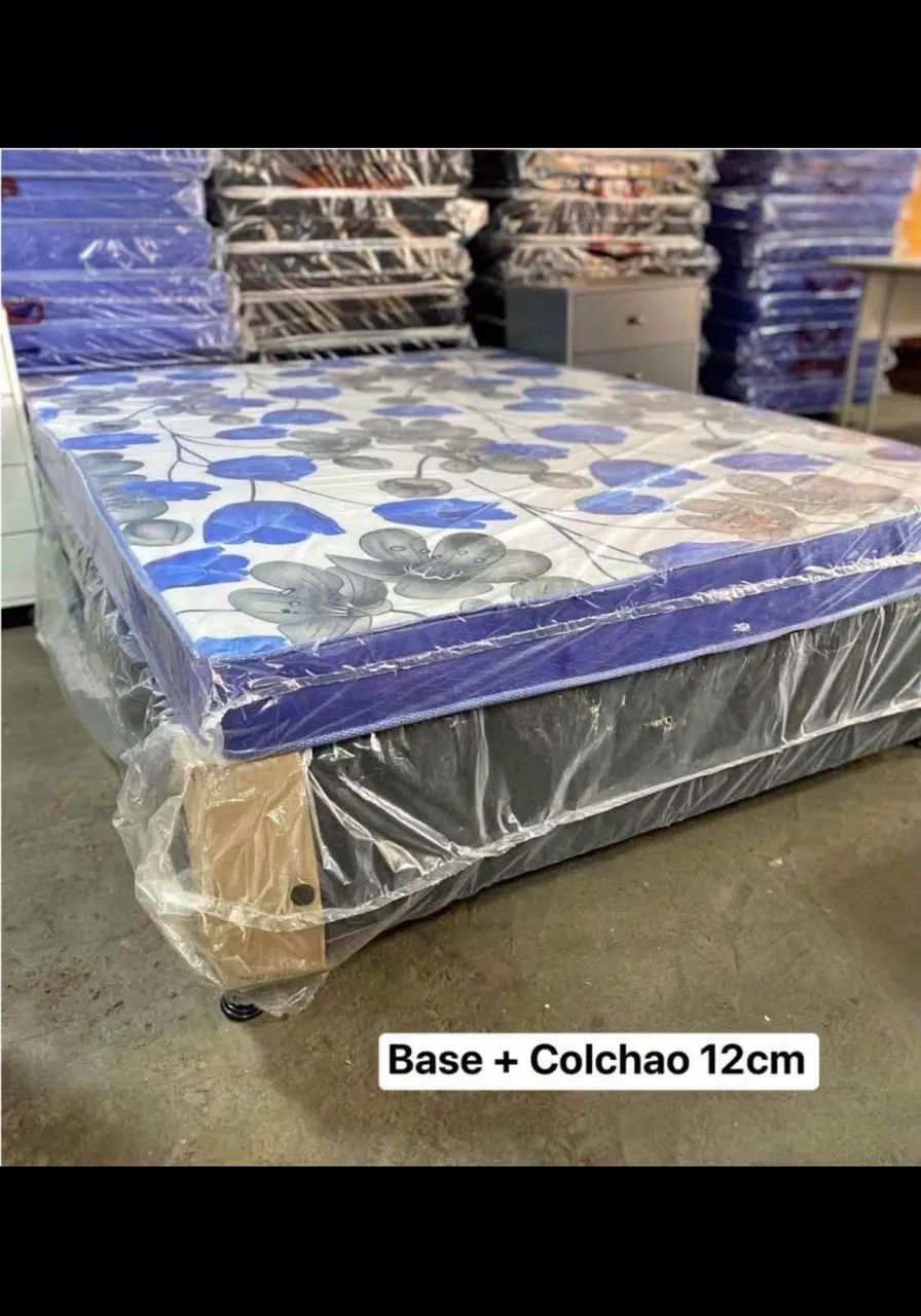 cama conjugada e base e colchao  - Foto 3