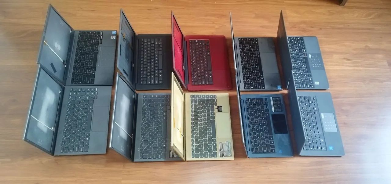 Lote Notebooks defeito Retirada peças / Carcaças - Foto 2