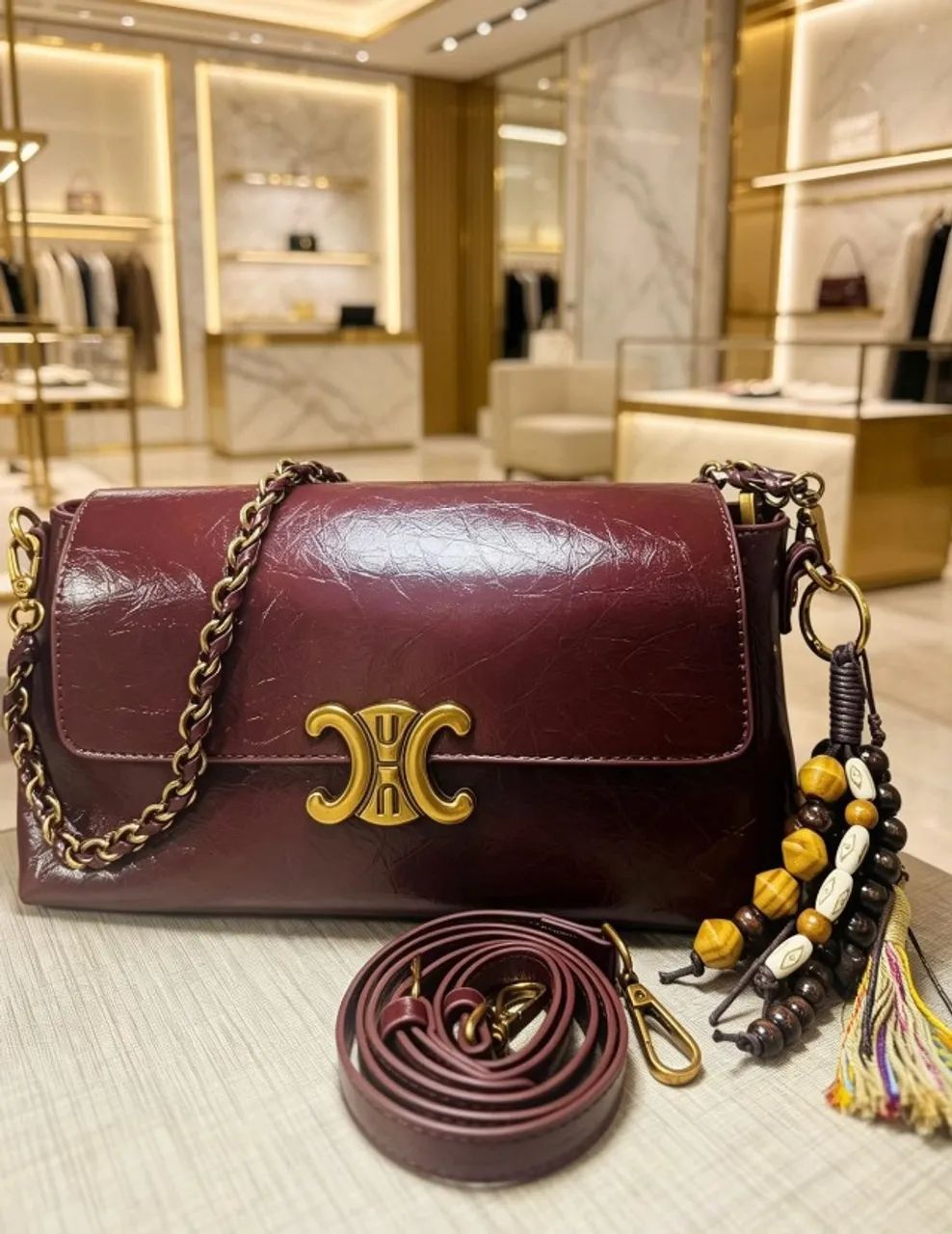 Bolsa Feminina Importada Premium com Alça de Ombro e Transversal - Foto 3
