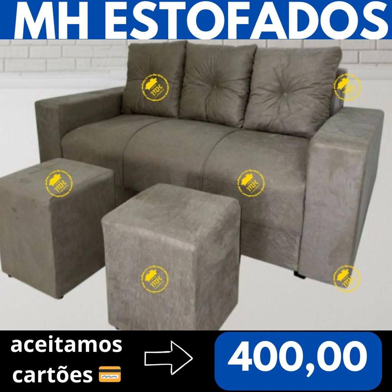 SOFÁS DIRETAMENTE DA FÁBRICA APARTI DE 300,00 - Foto 4