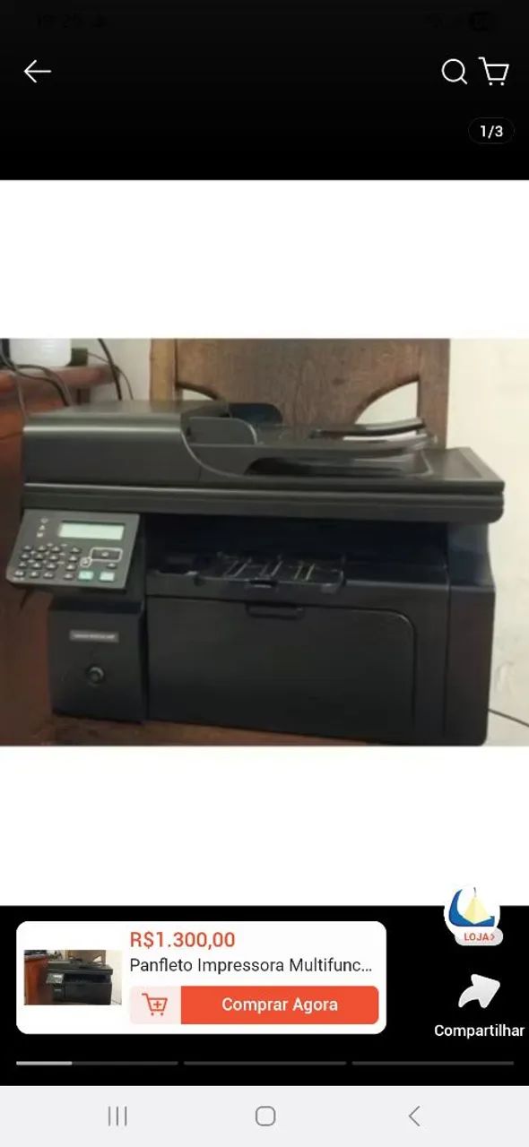 Impressora Multfuncional M1212 