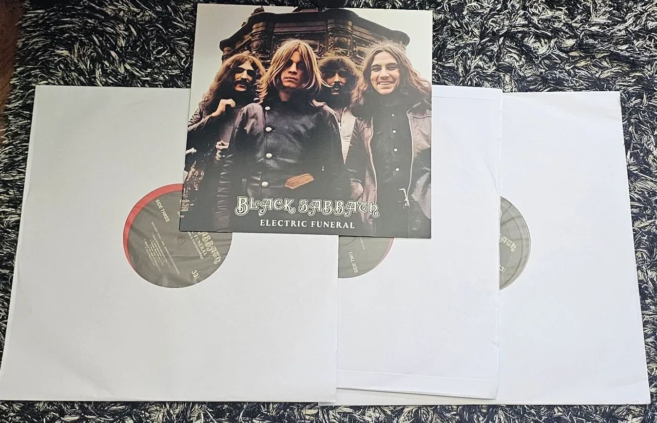 Black Sabbath Box Electric Funeral 3 LP edição limitada - Foto 5