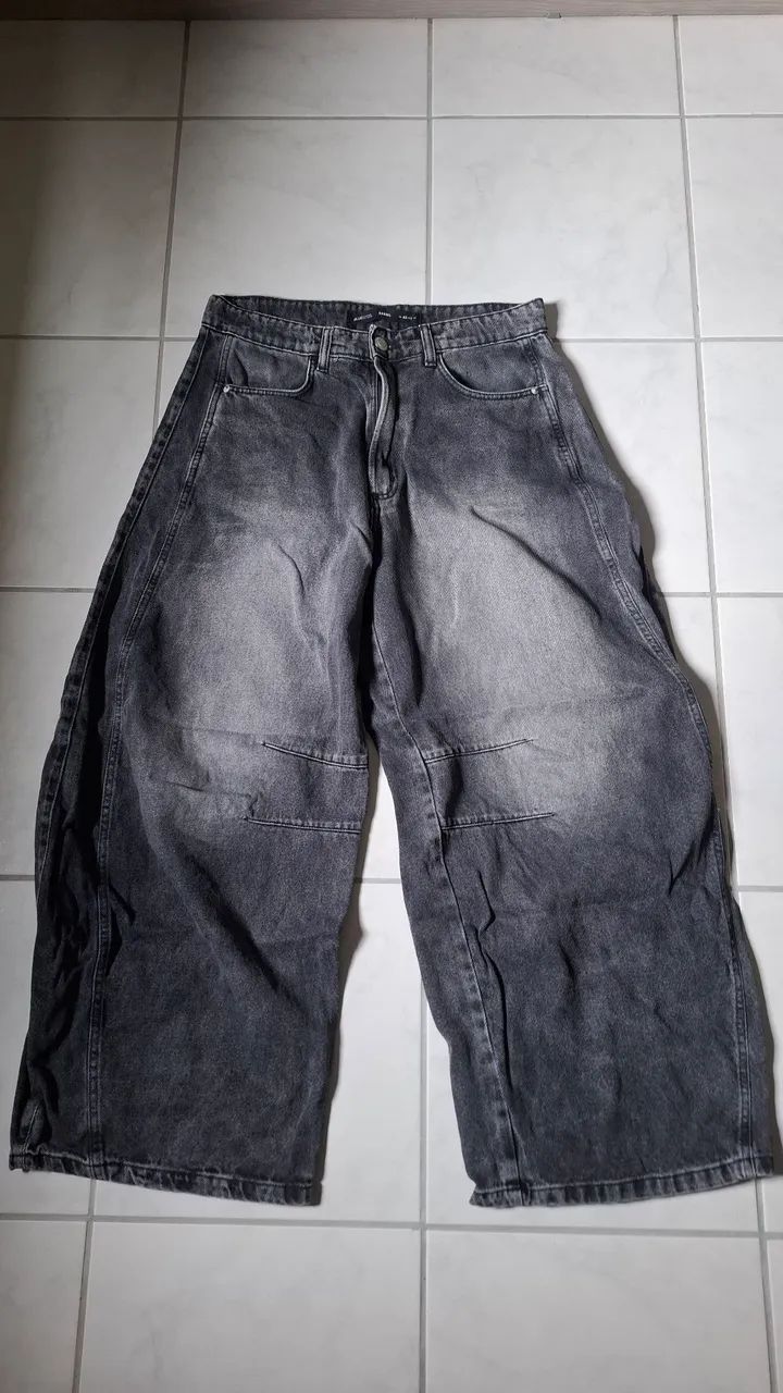Calça Super Baggy Jens Preta