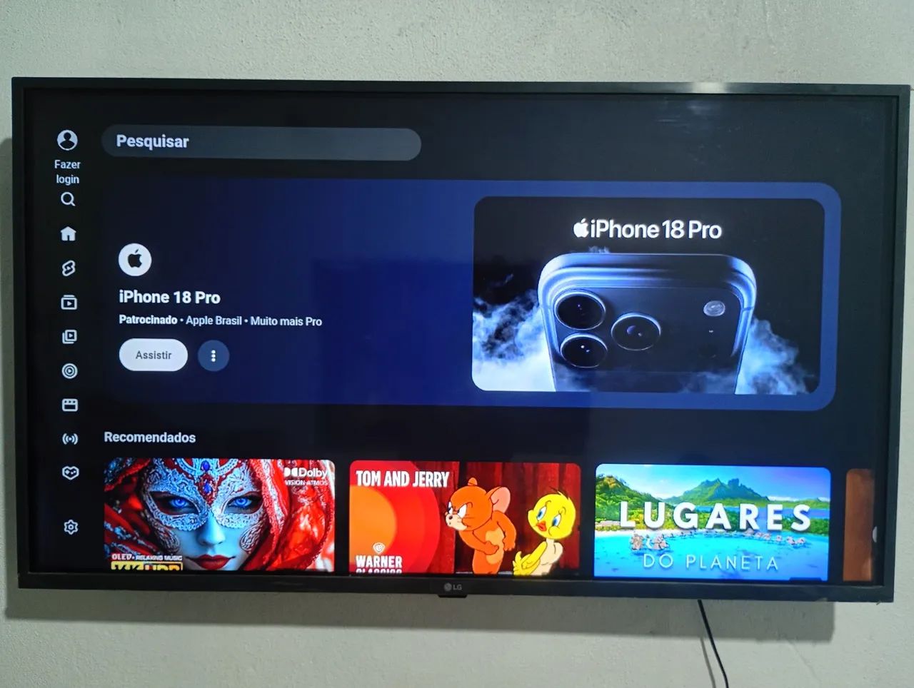 Smart tv LG 43 polegadas, em ótimo estado!!! - Foto 2