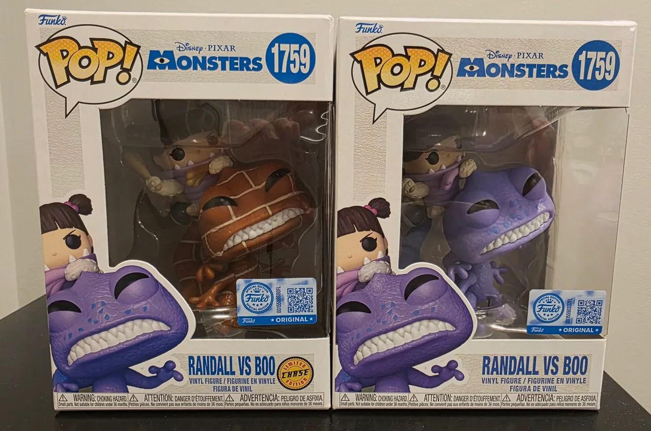 Funko Pop - Randall vs Boo  - 2 versões por um preço especial 