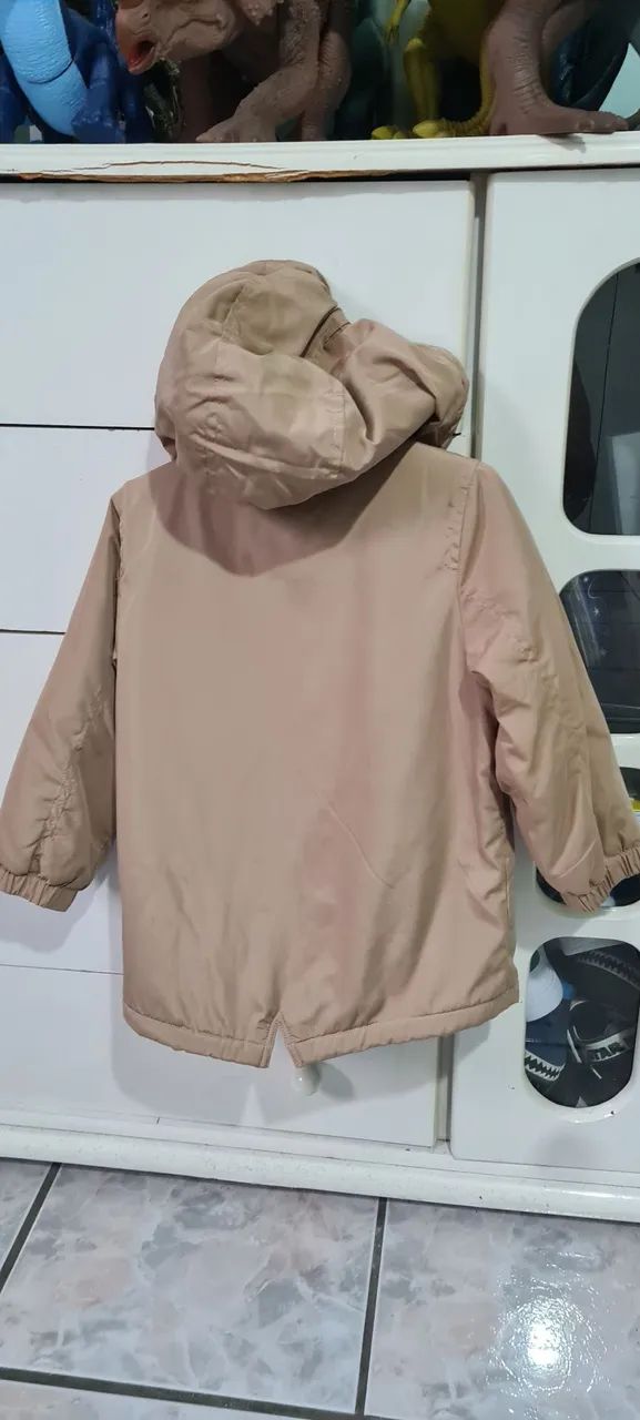 Jaqueta Infantil Impermeável (Tamanho 4 - Forma Grande) - Medidas na descrição  - Foto 5