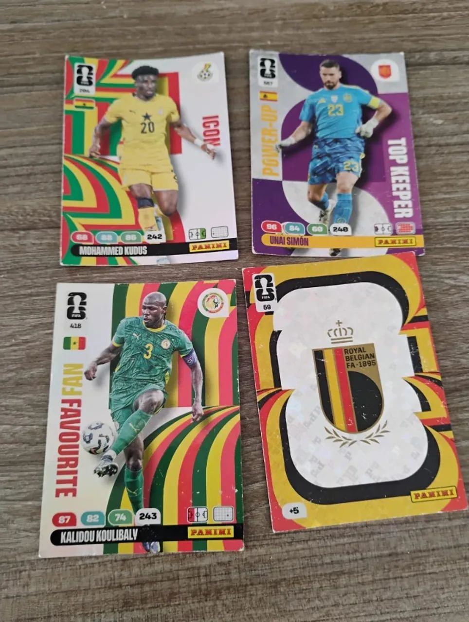 kit cards adrenalyn XL Panini Especiais 
