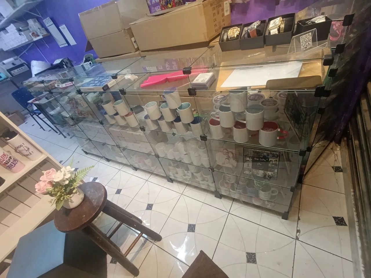Balcão de Vidro Expositor pra Comercio Ótimo Estado - Foto 3