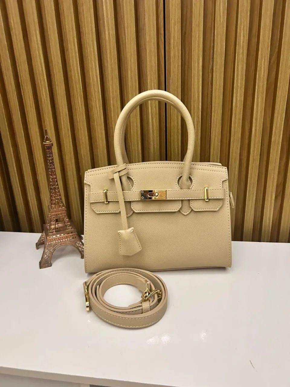 Bolsa Estilo Hermès Birkin - Tamanho Médio | Design Clássico e Sofisticado - Foto 3
