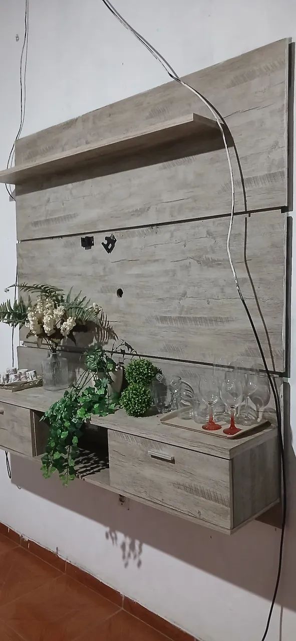 Rack com painel 