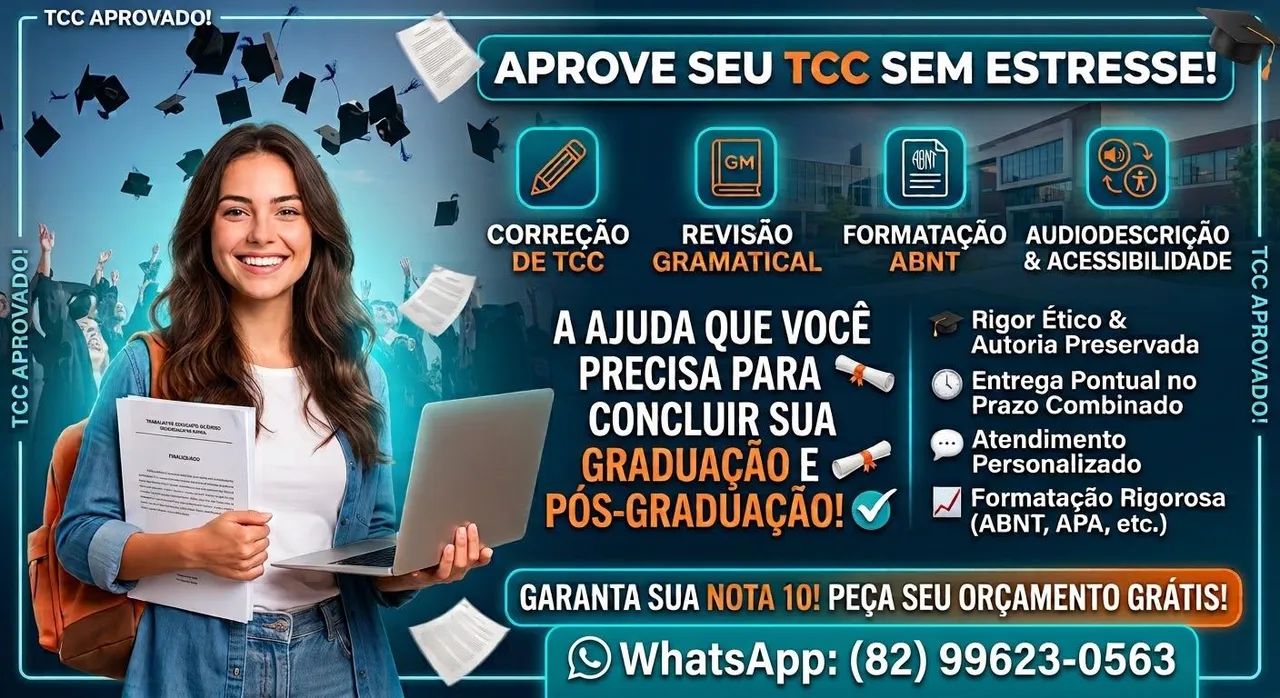 Corrijo TCC e outros trabalhos acadêmicos