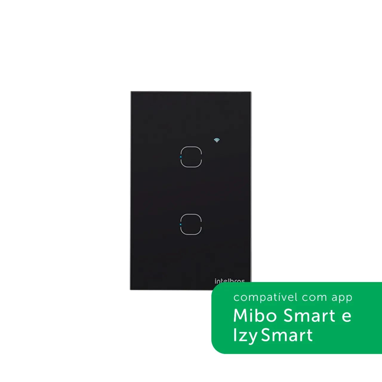 Interruptor Inteligente Wi-Fi Intelbras EWS 1002 Touch 2 Teclas - Foto 5