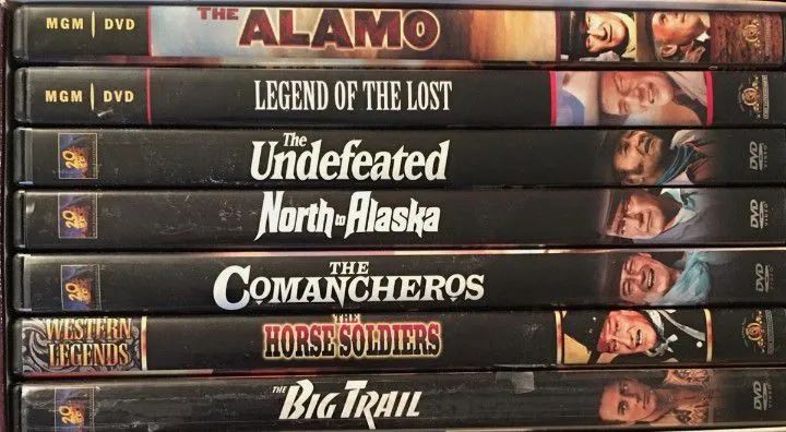 Box 7 DVDs John Wayne The Ultimate Cowboy Novo Lacrado Importado em Inglês  - Foto 3