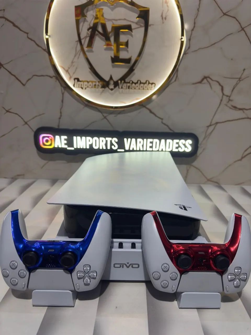 Base para ps5 horizontal com cooler - Foto 2