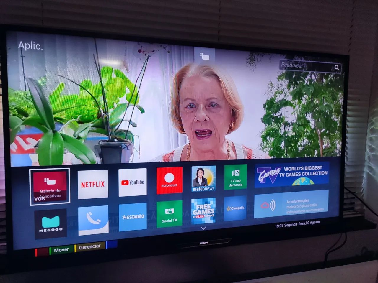 Smart TV led 50 polegadas 