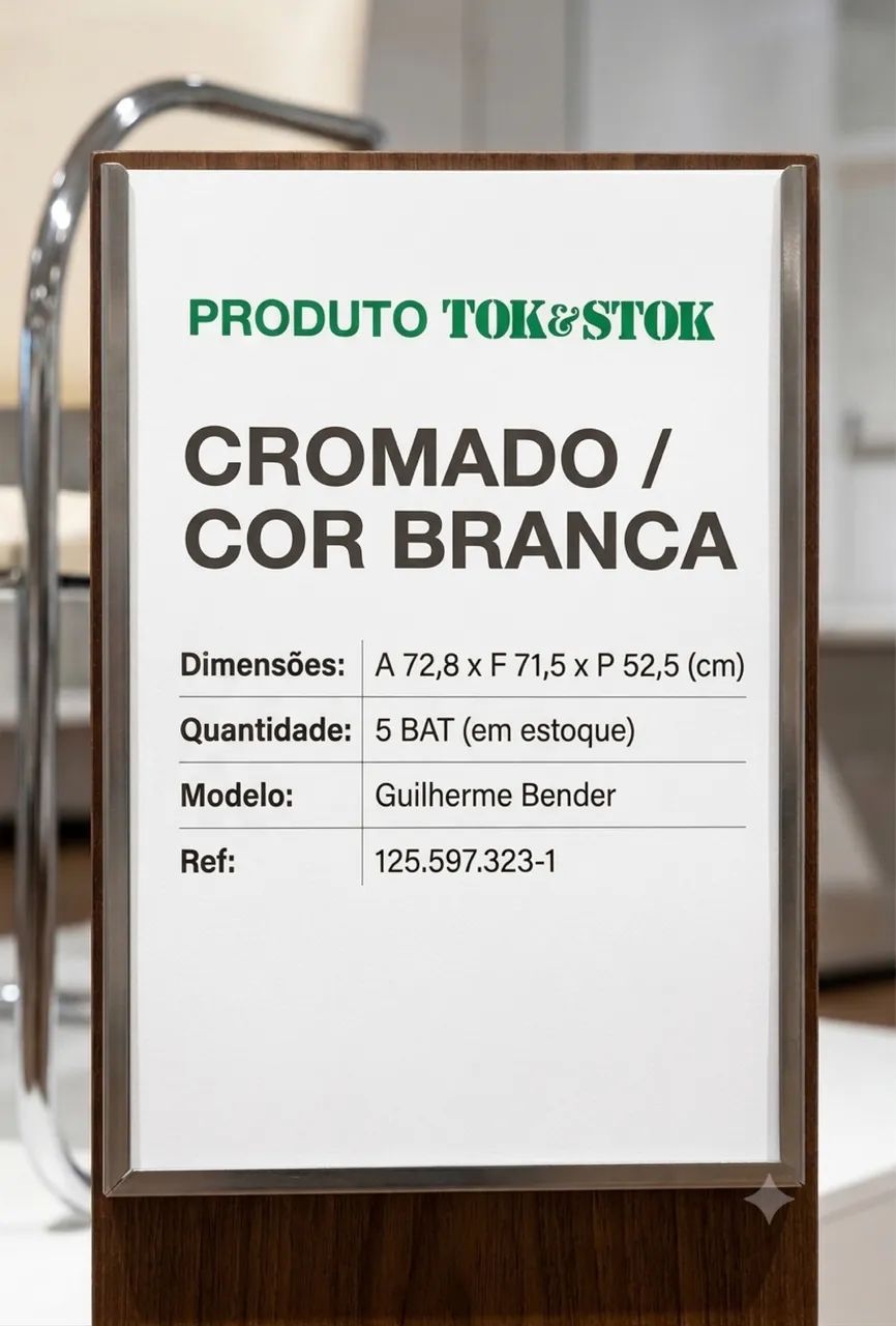 Mesa de Apoio / Rack /Bar - Retrô - Tok Stock - Foto 3
