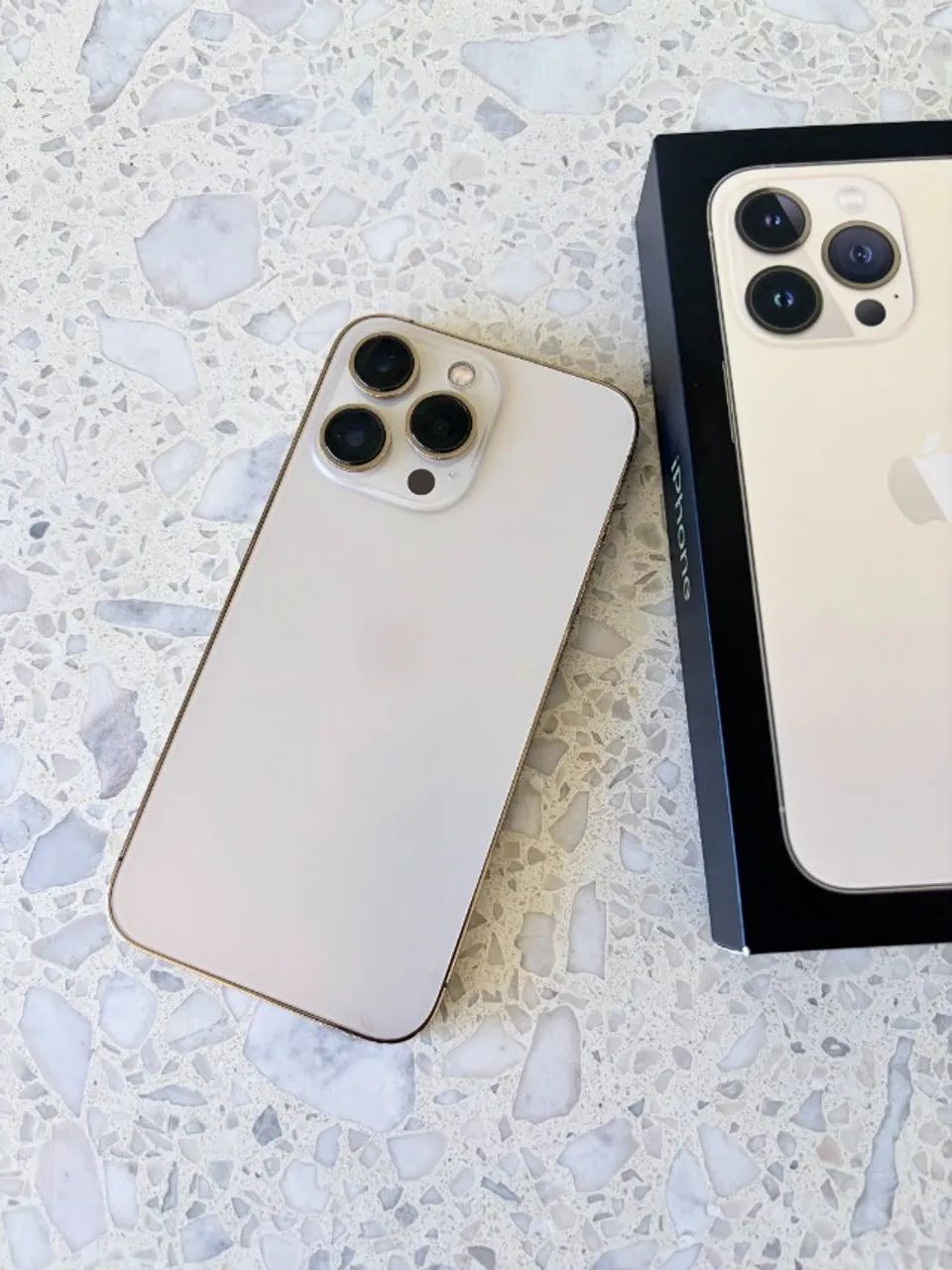 Iphone 13 Pro Gold - 128gb na Caixa - Celulares e Smartphones