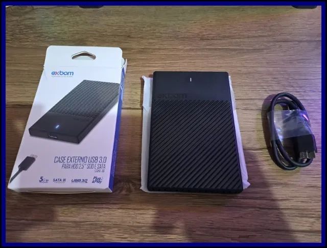 HD Externo 500gb Usb 3.0 (P/ PC, Note, Ps3, Ps4, Ps5/Xbox 360, One/Serie S e X) - Só Venda