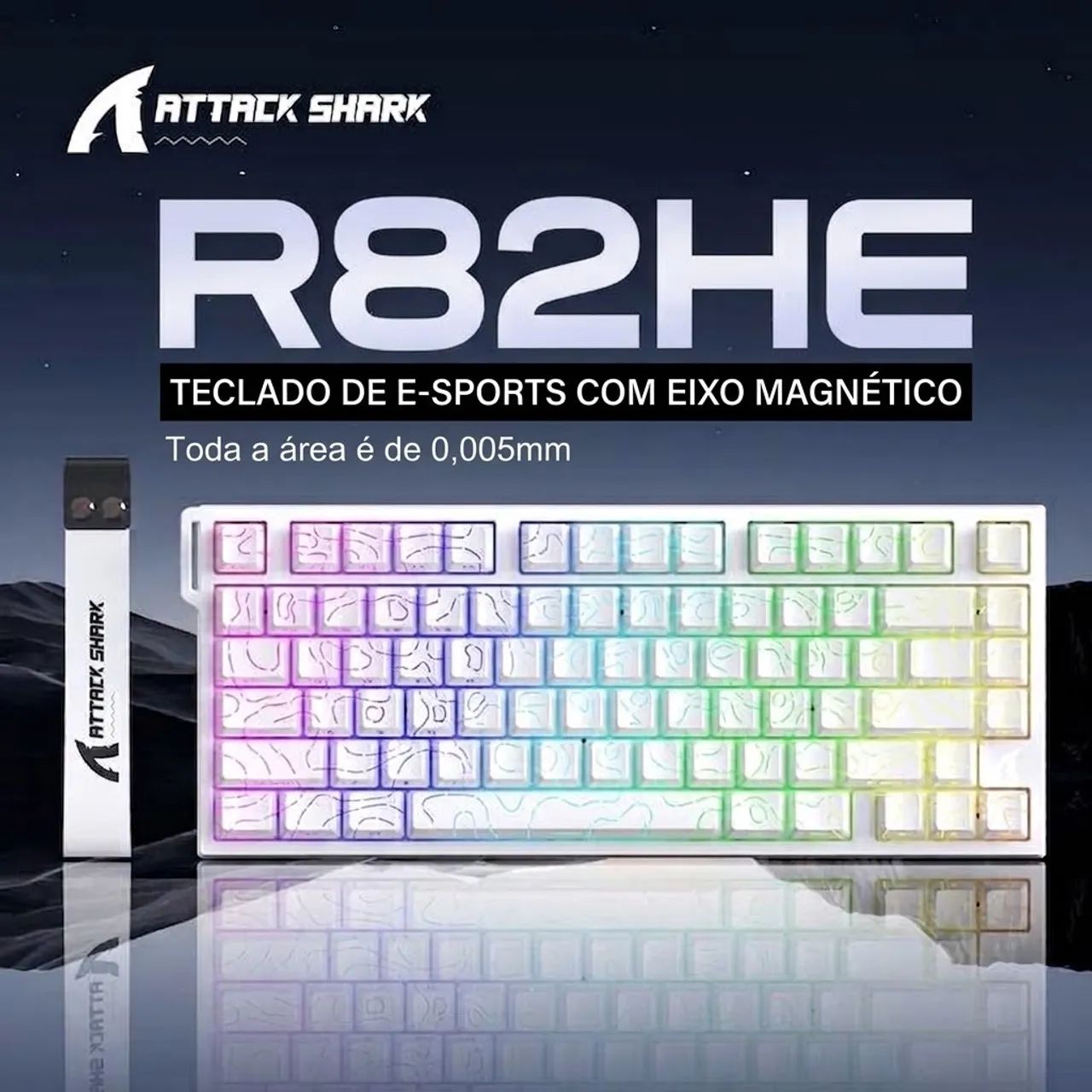 Teclado Attack Shark R82HE