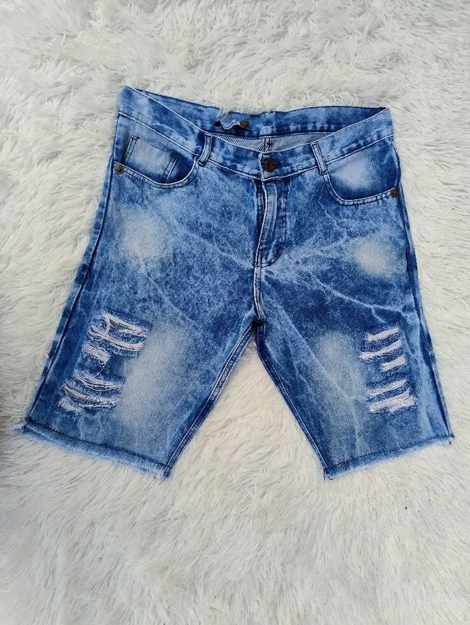 Bermuda Jeans Masculina 42 - Foto 2