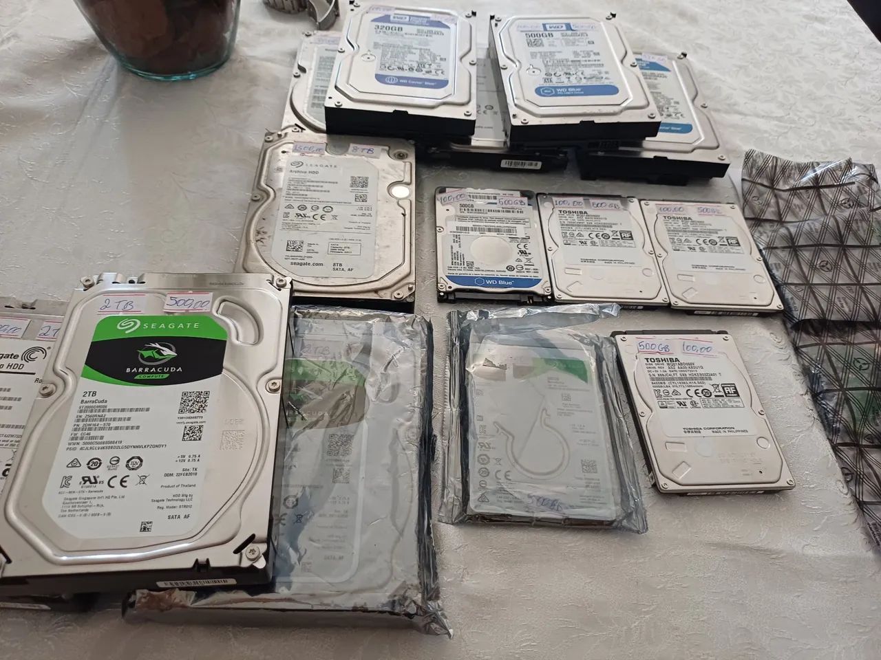 HDs seagate e Toshiba 