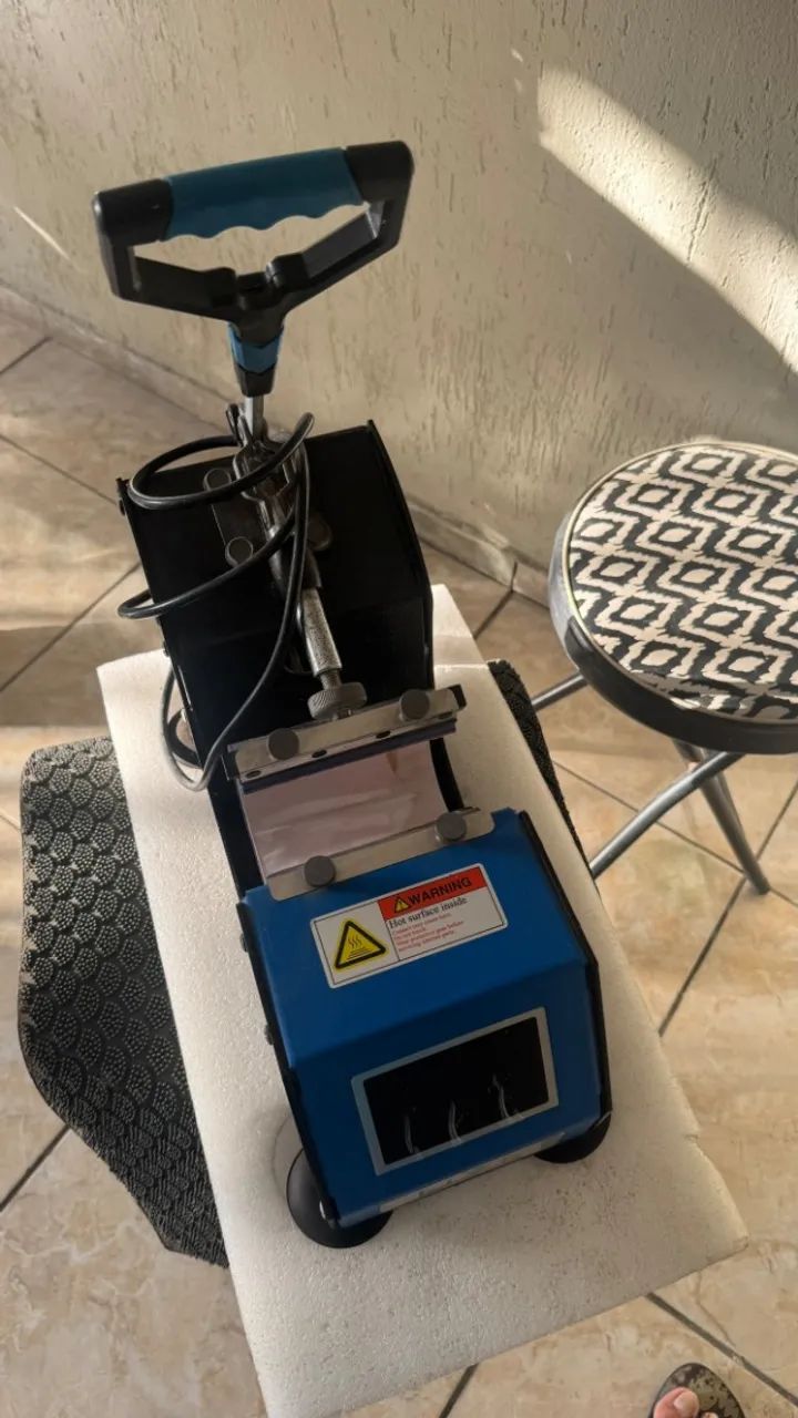 Prensa térmica para sublimação em Copos e Xícara (Leia o Anúncio) - Foto 4