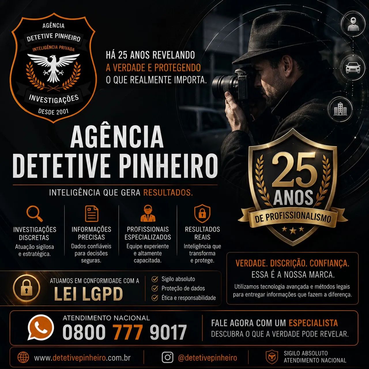 Agência Detetive Pinheiro - Aracaju-SE 