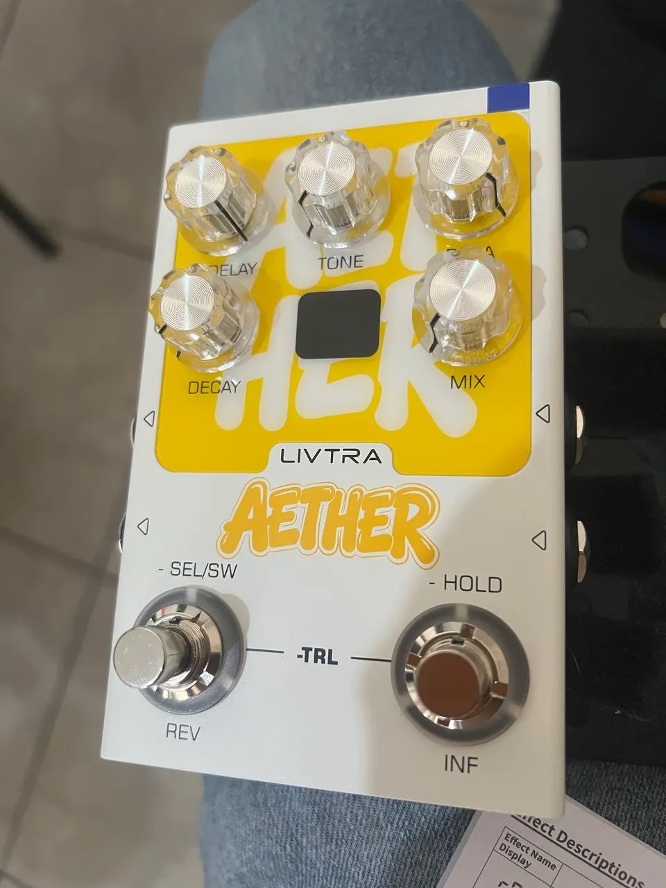 pedal reverb livtra AETHER - Foto 2