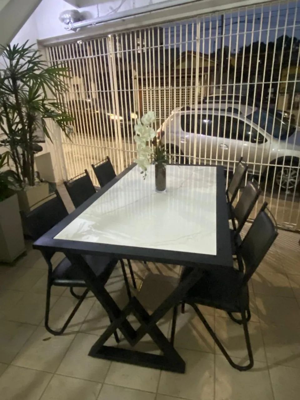 Mesa de metalom 2 x 1 m