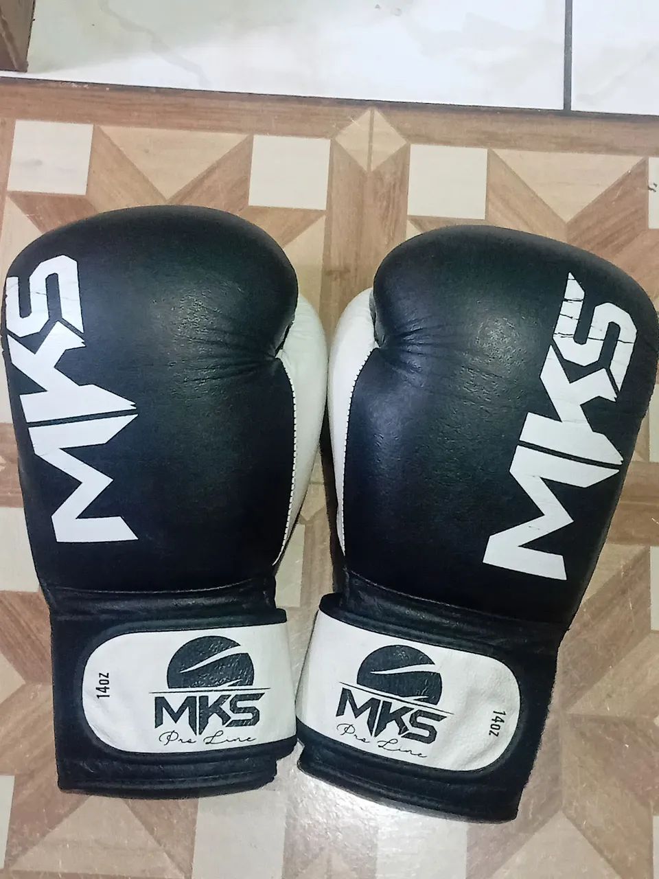 Luva de Boxe MKS (couro legítimo) - Foto 3