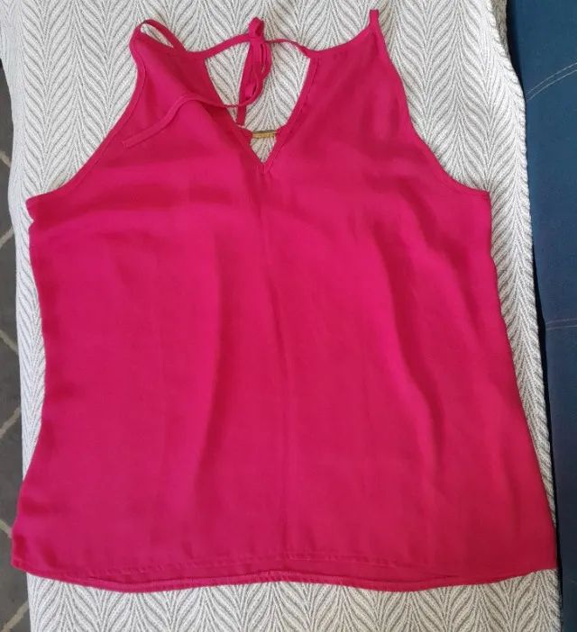 Blusinha de Alcinha Pink - Tam.: G - Foto 4
