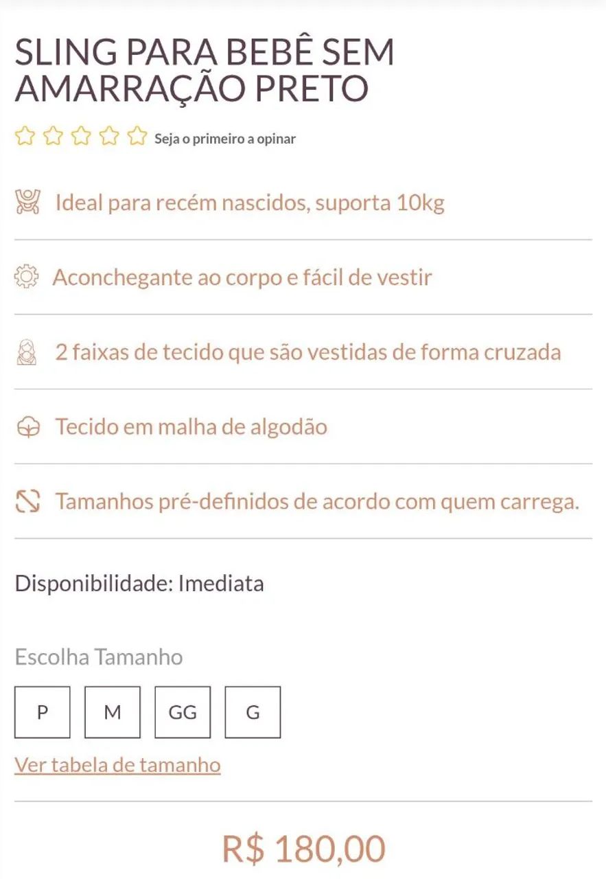 Sling para bebê (Dona Chica) - Foto 4